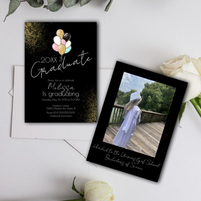 Convites Festa de Graduada na Faculdade Ensino Médio com Ba (Criador carregado)