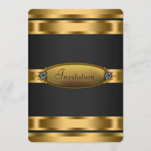 Convites Festa de Gravata Preta