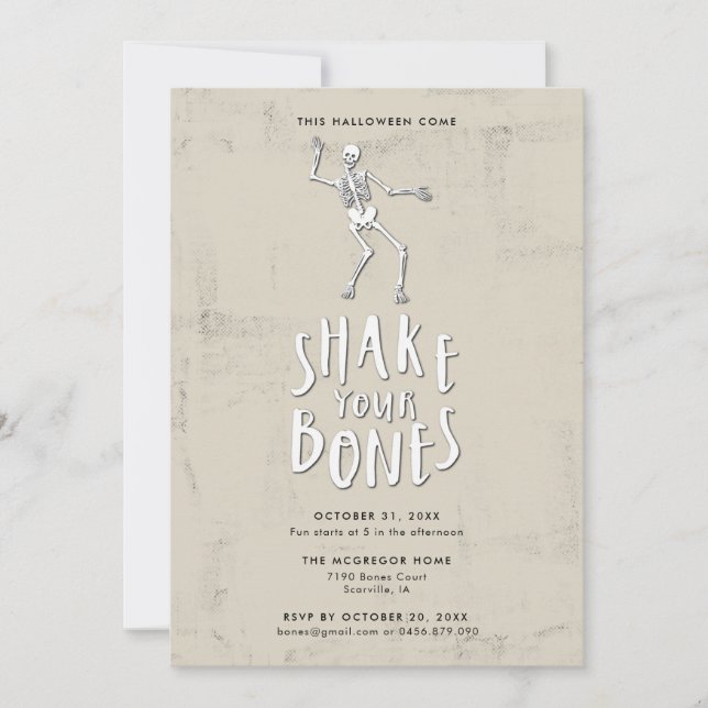 Convites Festa de Halloween (Frente)