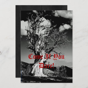 Convites Festa de Halloween, Árvore Spooky Monster Bash