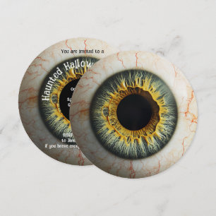 Convites 👁️ Festa de Halloween Assombrada!