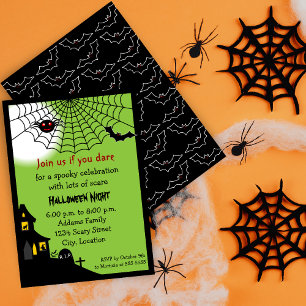 Convites Festa de Halloween Assombrada