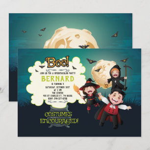 Convites Festa de Halloween Assustadora