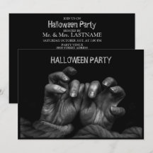 Festa de Halloween Assustadora Mau Mãos Pretas