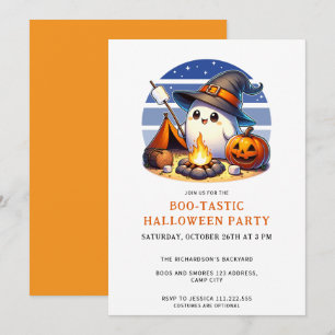 Convites Festa de Halloween Boo-Tastic Ghost