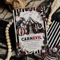 Festa de Halloween CARN-EVIL do Circo Sombrio