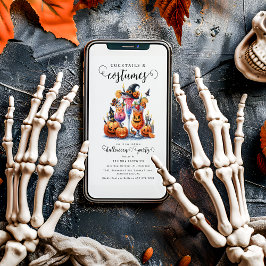 Convites Festa de Halloween Cocktails & Fantasias