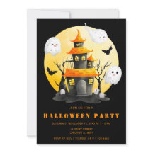 Festa de Halloween com Casa Assombrada e Fantasmas