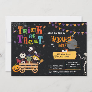 CONVITES FESTA DE HALLOWEEN COSTUME