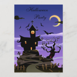Convites Festa de Halloween da Casa de Spooky
