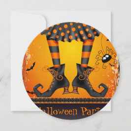 Convites Festa de Halloween das Bruxas Brancas