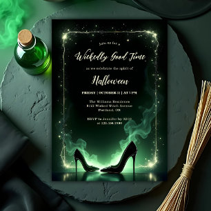 Convites Festa de Halloween das Meninas do Emerald Wicktly 