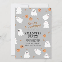 Festa de Halloween de Ghost e Cinza de Abóbora