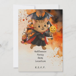 Convites Festa de Halloween de Picleball e Amigos