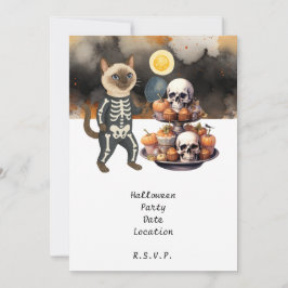 Convites Festa de Halloween de Picleball e Amigos