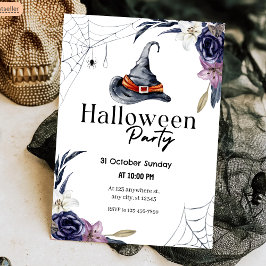 Convites Festa de Halloween de Witthat & Spiderweb