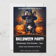 Festa de Halloween do Buldogue Francês