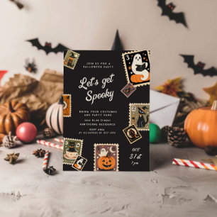Convites Festa de Halloween do Cartaz Spooky