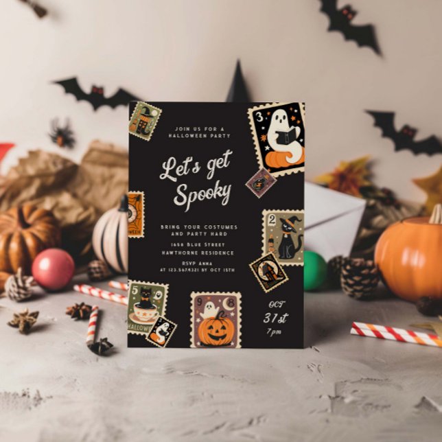 Convites Festa de Halloween do Cartaz Spooky (Criador carregado)