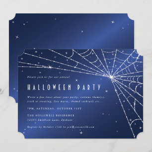 Convites Festa de Halloween do Diamond Spider