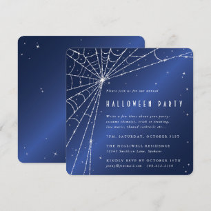 Convites Festa de Halloween do Diamond Spider