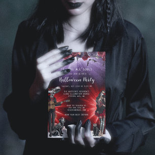 Convites Festa de Halloween do Skull, Spooky Sugar