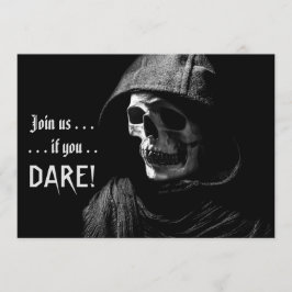 Convites Festa de Halloween do Spooky Grim Reaper