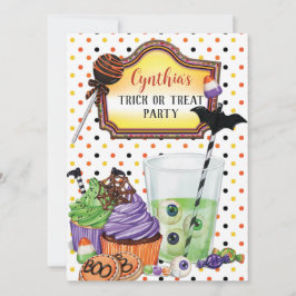 Convites Festa de Halloween - Doce ou Travessura