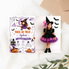 Convites Festa de Halloween doce ou travessura