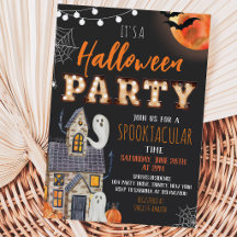 Festa de Halloween em Casa Assombrada