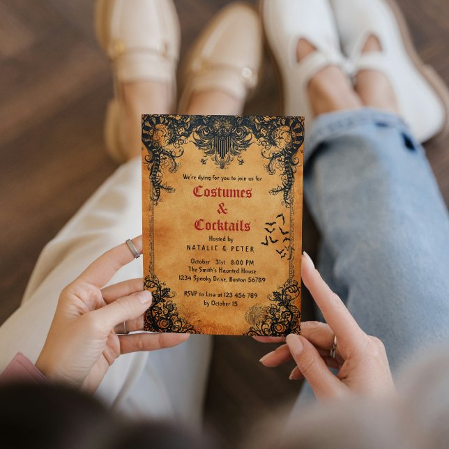 Convites Festa de Halloween em Festas de Festas de Festas e (Criador carregado)