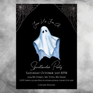 Convites Festa de Halloween Fantasma de Lençol Adulto gótic