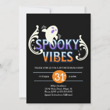 Festa de Halloween Fantasma Vibrações Assustadoras