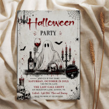 Festa de Halloween Fantasma Vintage