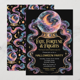 Convites Festa de Halloween Fate Fortune & Frights
