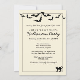 Convites Festa de Halloween / Festa de Costume / Feriado de