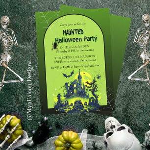 Convites Festa de Halloween Green House