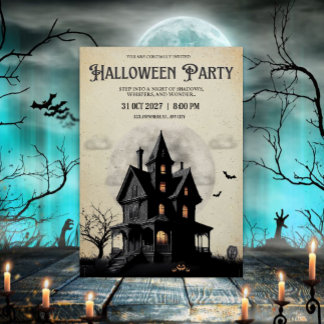 Convites Festa de Halloween Legal