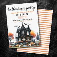 Festa de Halloween na Casa Assombrada e Assustador
