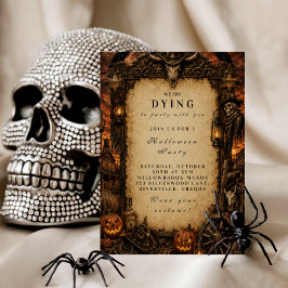 Convites Festa de Halloween Ocidental Elegante