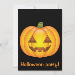 Convites Festa de Halloween Pumpkin Halloween, um belo dese