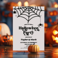 Festa de Halloween Retro Spider Web