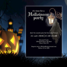 Festa de Halloween Simples Lanterna Assustadora Pr