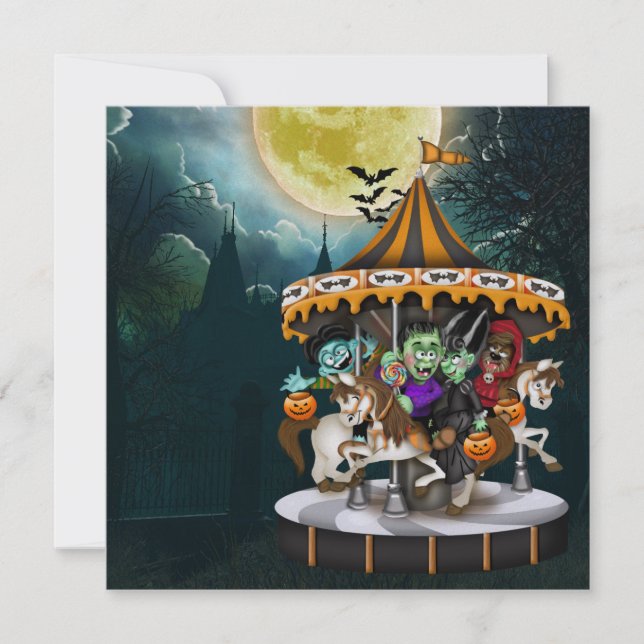 Convites Festa de Halloween - SRF (Frente)