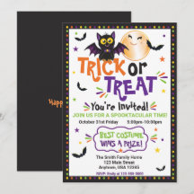 Festa de Halloween 'Trick or Treat' Morcego Fofo e
