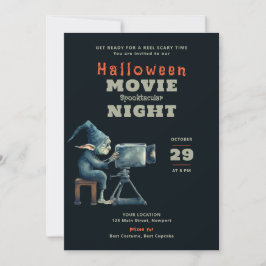 Convites Festa de Halloween Um Filme Assustador Noite Ghoul