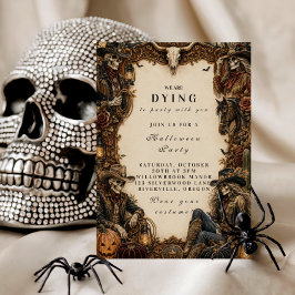 Convites Festa de Halloween Western Vintage