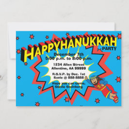 Convites Festa de Hanukkah Judah Maccabee