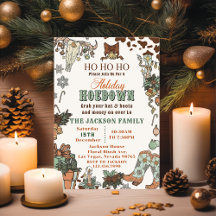 Festa de Hoedown do Natal Ocidental