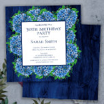 Convites Festa de Hydrangeas Azuis de Madeira aniversário d<br><div class="desc">Você está planejando uma festa especial de aniversário de 30 anos? Você está procurando um convite de aniversário rústico elegante? Olhe para o nosso Convite de festas de Hydrangeas Azuis de Madeira aniversário de 30 anos rustica. Este convite de aniversário floral apresenta uma bela aquarela com hífenes azuis, fundo de...</div>